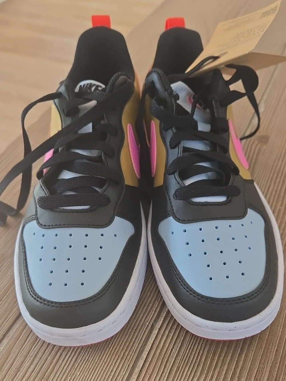Nike Women’s Colorblock Low-Top Sneakers - Pink & Mustard